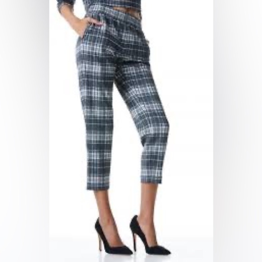 Alice+Olivia Benny Tapered Pull Up Pant NWT